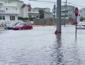 فيديو.. العاصفة الاستوائية فاى تضرب نيوجيرسى وسقوط أمطار غزيرة