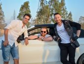 أحمد زاهر ونضال الشافعى فى كواليس "زنزانة 7".. صورة