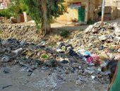 شكوى من تراكم القمامة بقرية ميت السودان فى الدقهلية
