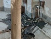 طفح بالصرف الصحى فى المنطقة الثانية بإسكان الشباب بأكتوبر