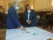 وزير الزراعة يبحث مع محافظ الوادى الجديد تطوير وزيادة الرقعة الزراعية بالمحافظة