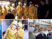 "117 يوم ولسه مكملين".. الأطقم الطبية بعزل بلطيم يواصلون العمل لخدمة حالات كورونا.. ويؤكدون: خروج آخر مريض موعد رجوعنا لمنازلنا وتخفيف آلام المرضى لا يقدر بثمن.. والطبيب البطل محمود سامى رمز وطنى نفتخر به