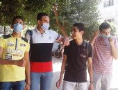 سعادة على وجوه طلاب الثانوية العامة بالمنوفية لسهولة الكيمياء والجغرافيا