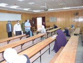 جامعة سوهاج تواصل امتحانات الفصل الدراسى الثانى للفرق النهائية