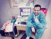 الجيش الأبيض.. "أحمد" أخصائى أشعة بمستشفى عزل منوف العام فى مواجهة كورونا