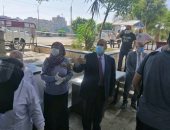 رئيس جامعة المنيا: مظلة خارج كلية الهندسة لوقاية الطلاب من الشمس