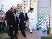 محافظ بورسعيد يفتتح ميدان الشهيد هشام عباس 
