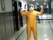 يحيى فنى معمل مستشفى نويبع المركزى ضمن الجيش الأبيض فى مواجهة كورونا