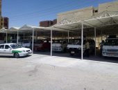 نقل موقف سيارات القرى بمنطقة البساتين بالخارجة إلى موقف حى المروة