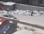 تراكم القمامة بشارع مساكن ضباط مصطفى كامل بالإسكندرية ومطالب برفعها
