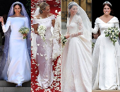شاهد.. أجمل 15 فستان زفاف ملكى من بريطانيا لليابان.. بينهم الملكة رانيا