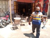 تشميع مقهى فى بلبيس لعدم الالتزام بالإجراءات الاحترازية وتقديمه الشيشة" صور"