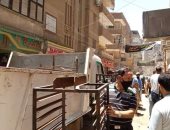 حى ثان المحلة يشن حملات لإزالة الإشغالات وإخلاء الأرصفة