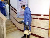 فريق مكافحة ناقلات الأمراض ينتهى من تعقيم منازل حالات إصابة بكورونا بالعريش
