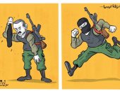 كاريكاتير صحيفة إماراتية: أردوغان يستعين بالمرتزقة لنهب ثروات ليبيا 
