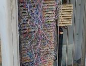 شكوى بسبب تهالك بوكس التليفونات فى دائرى المقطم بالمعادى