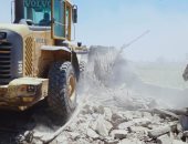 إزالة 196 حالة تعد على أراضى أملاك الدولة بالمنوفية.. صور