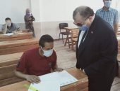 نائب رئيس جامعة السادات يتفقد امتحانات التعليم المفتوح بكلية التجارة