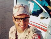 "محمد حمدى" يشارك بصورته بالزى العسكرى فى مبادرة"كلنا جيش مصر"