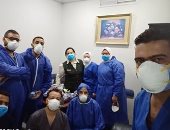 طاقم العزل بمستشفى مصر للطيران ضمن الجيش الأبيض فى مواجهة كورونا
