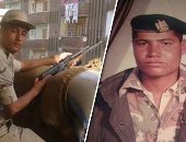 كلنا الجيش المصرى.. "محمود" يشارك بصورته بالزى العسكرى خلال التجنيد