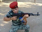 "حسين" يشارك اليوم السابع بصورته بالزى العسكرى فى مبادرة "كلنا جيش مصر"