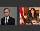 وزيرة التعاون الدولى تبحث مع سفير اليابان فى القاهرة المشروعات التنموية