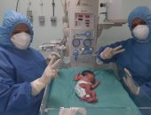 صور.. مستشفى الأقصر العام للعزل يجرى ولادة قيصرية لمصابة بفيروس كورونا