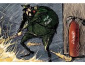 كاريكاتير صحيفة سعودية.. إيران تتجاهل الإصلاح وتؤجج الحرائق