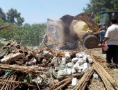 محافظ المنوفية : إزالة 376 حالة تعدى على أراضى أملاك الدولة