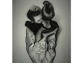 بالقلم الرصاص والفحم.. "محمد" يشارك بلوحات تبرز موهبته الفنية