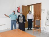 رئيس جامعة القناة تشهد أخر استعدادات مركز تطوير التعليم لتنسيق طلاب الثانوية