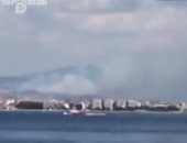 اندلاع حريق فى غابات تركيا والسبب مجهول.. فيديو