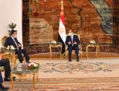 السيسى يتسلم رسالة من نظيره اليمنى عبد ربه منصور هادى تضمنت التقدير لمواقف مصر الداعمة لأمن واستقرار اليمن والمحيط الإقليمى.. الرئيس يؤكد الموقف المصرى الثابت إزاء دعم الحكومة اليمنية الشرعية الحالية 