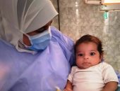 تعافى أصغر حالة كورونا بالوادى الجديد لطفل رضيع عمره ٤ شهور (صور) 