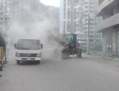 صور.. حى أول طنطا يُنفذ حملة نظافة بشوارع المدينة