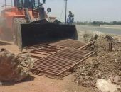 إزالة تعديات على 4 أفدانه لإقامة محطة صرف و 9 حالات بالشرقية والغربية