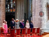ظهور ساحر للعائلة المالكة البلجيكية خلال الاحتفال باليوم الوطنى للبلاد