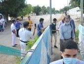 إجراءات أمنية مشددة بمحيط لجان الثانوية العامة بالإسكندرية.. صور