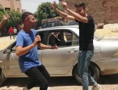 ختامها رقص.. طلاب ثانوية بنى سويف يحتفلون بسهولة امتحان الجبر