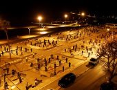 فيديو.. بركة سباحة فى فلسطين لمواجهة الحجر الصحى بسبب كورونا