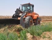 إزالة 6 حالات تعدٍ على مساحة 470 فدانا فى مدينة إسنا بالأقصر  