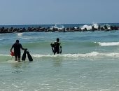 غرق 4 أشخاص في شاطئ الصفوة بجوار شاطئ النخيل وانتشال جثة سيدة