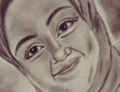 إسراء تشارك اليوم السابع برسومات فنية وبورترية تبرز موهبتها الفنية