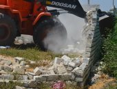 إزالة 347 حالة ضمن الموجة الـ16 لحملات إزالة التعديات ببنى سويف .. صور