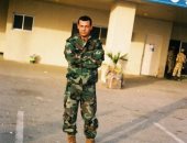 "عصام" يشارك اليوم السابع بصورته بالزى العسكرى فى مبادرة "كلنا جيش مصر"