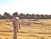 "كلنا جيش مصر" .. "مؤمن" بالزى العسكرى أثناء أداء الخدمة بالجيش المصرى