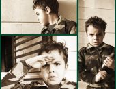 كلنا جيش مصر.. الطفل "عمر"  يدعم الجيش بصورته بالزى العسكرى