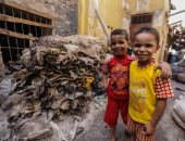 صورة اليوم.. أهلًا أهلًا بالعيد فى مدابغ الجلود