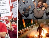 صور.. العالم هذا الصباح.. عاملو الصحة فى كاليفورنيا غاضبون لنقص إجراءات الوقاية من كورونا.. ومكافآت التقاعد تثير الشغب فى تشيلى.. والإسرائيليون يتظاهرون ضد نتنياهو بعد فشله فى احتواء الفيروس القاتل